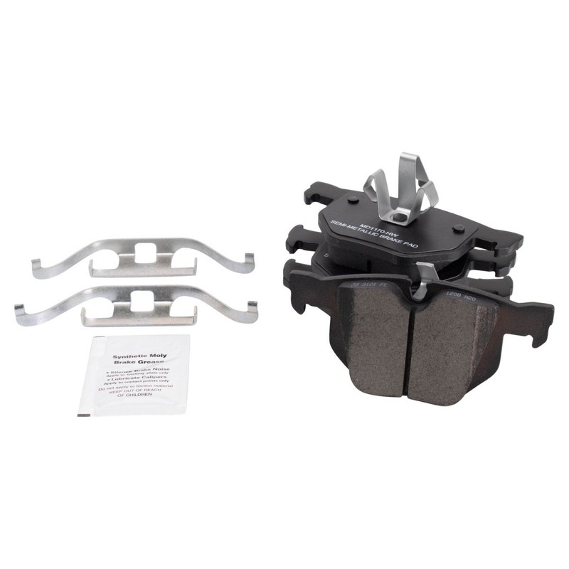Performance Rear Brake Pad & Rotor Kit Performance Semi-Metallic Fits BMW gallery