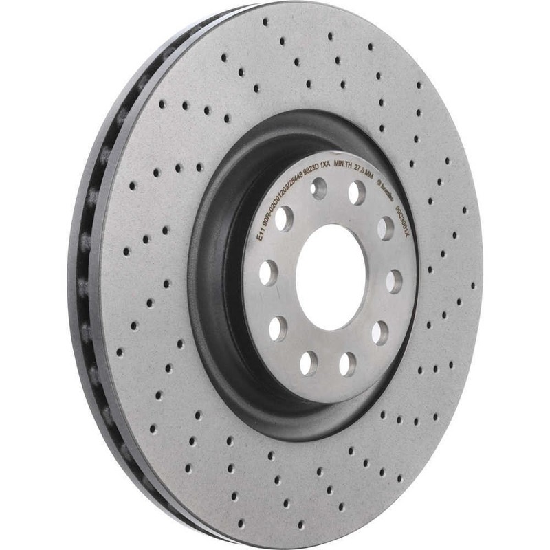 Disc Brake Rotor-Premium Xtra Cross Drilled UV Coated Rotor Brembo 09.C306.1X gallery