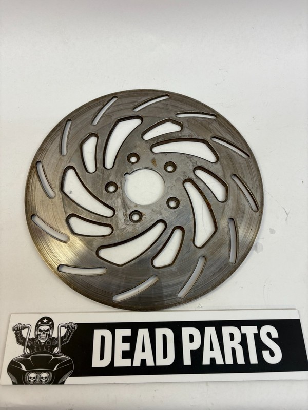 Harley stainless pre-2000 11 1/2″ swept brake disc rotor front XL FXST FXR FXD