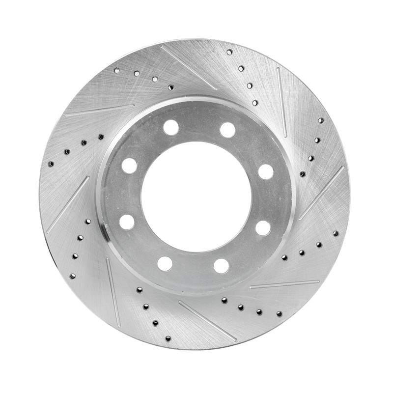 Set(2) Front Drilled Brake Rotors w/ Brake Pads For 2009-18 Dodge Ram 2500 3500 gallery