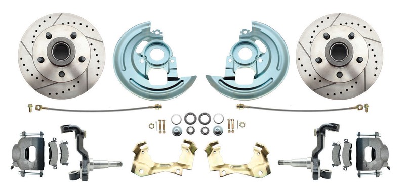 Front Disc Brake Conversion Kit W Tubular Control A Arms & Power Upgrade gallery