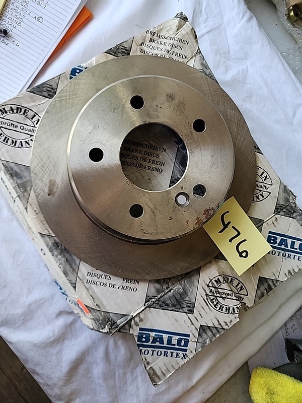 BALO BRAKE DISK/ROTOR FOR MERCEDES-BENZ SET OF 2