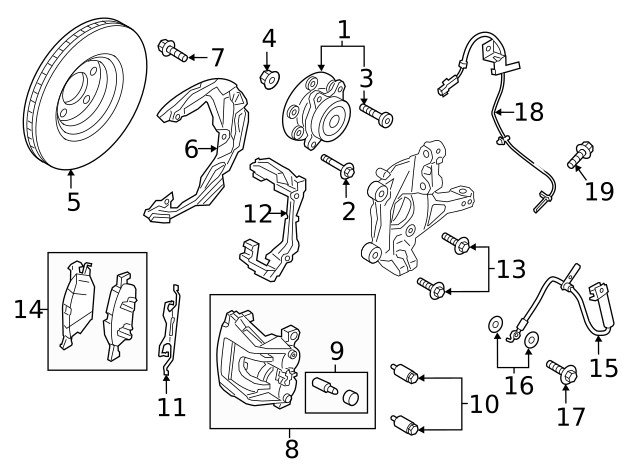 Genuine Ford Disc Brake Rotor Front E1GZ-1125-F gallery