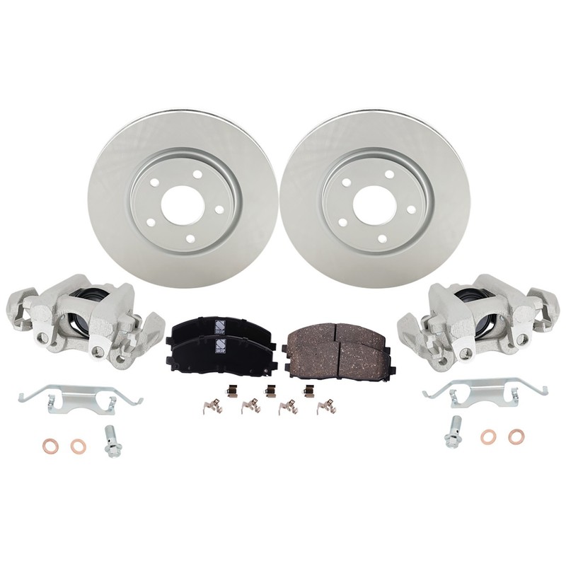 Front Brake Disc Rotors and Pads Kit For Dodge Journey 2012