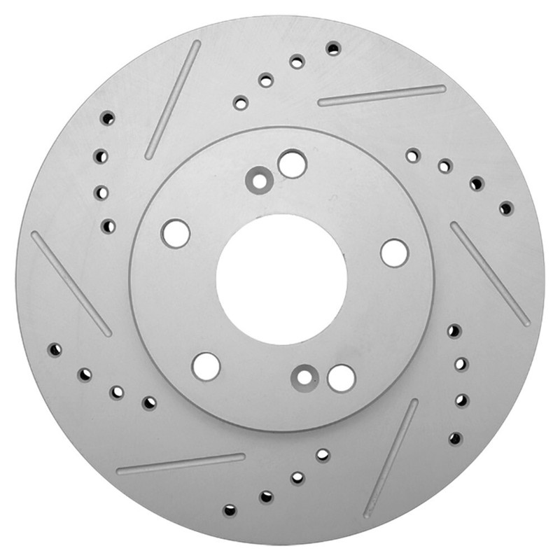 Front Drilled-Slotted Brake Rotors & Ceramic Pads for Honda Civic; Acura ILX gallery