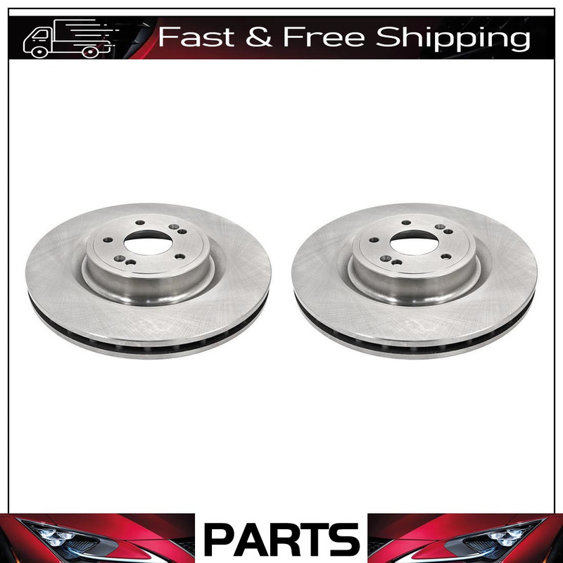 2x DuraGo Front Disc Brake Rotor For Kia Stinger 2018~2019