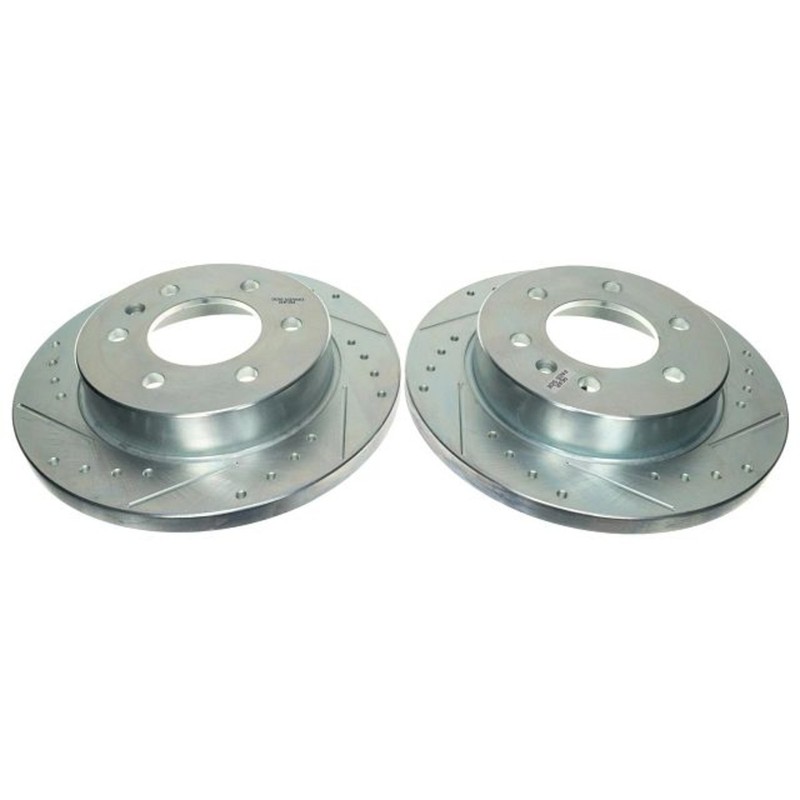 EBR1822XPR Powerstop Brake Discs 2-Wheel Set Rear for MB Mercedes Van