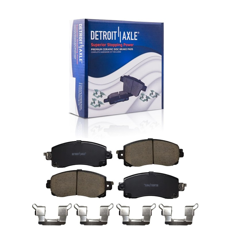 10pc Front and Rear Disc Rotors Brake Pads Kit for 2019 - 2023 Subaru Crosstrek gallery