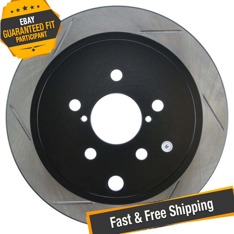 StopTech Sport Slotted 1-Piece Rear Brake Rotor for 13-14 Subaru WRX STI