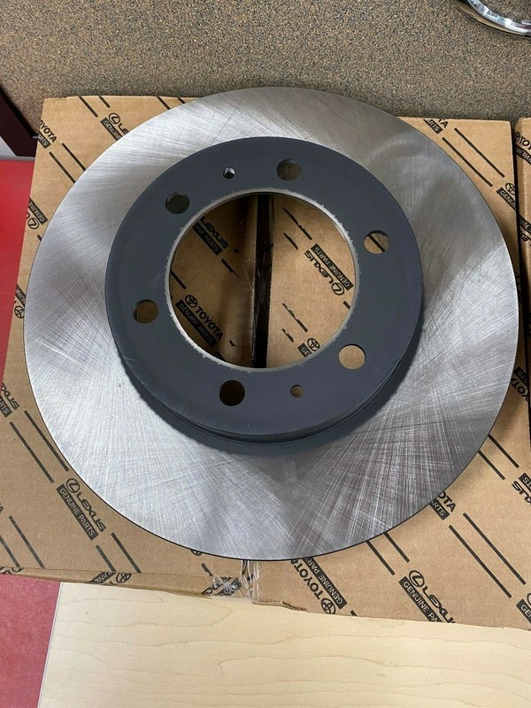 TOYOTA GENUINE OEM NEW 2005-2023 TACOMA 4WD OEM FRONT DISC BRAKE ROTORS qty 2 gallery