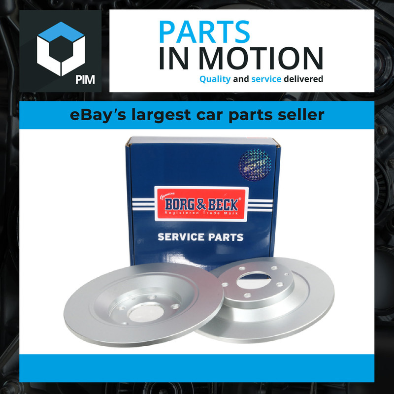 2x Brake Discs Pair Solid fits MAZDA CX5 KF 2.5 Rear 2015 on 303mm Set B&B New