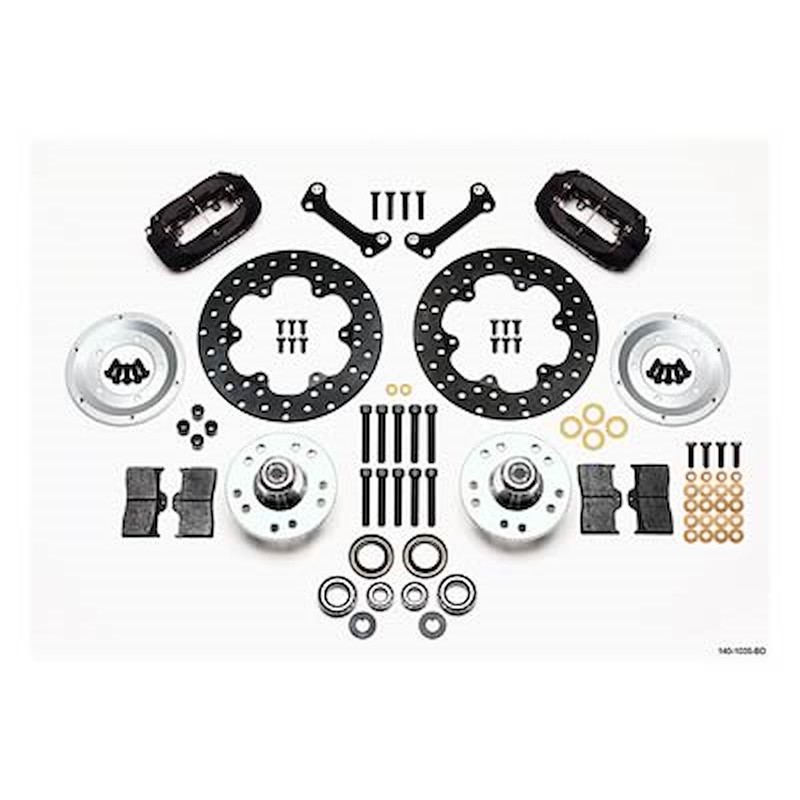 Wilwood 140-1035-BD Forged Dynalite Front Drag Brake Kit gallery