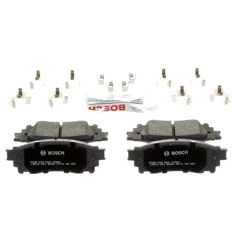 Bosch OEM Front & Rear Ceramic Brake Pads Kit For 2018-2021 Lexus NX300 gallery