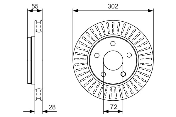 Bosch 0 986 479 C38 Brake Disc for Jeep gallery