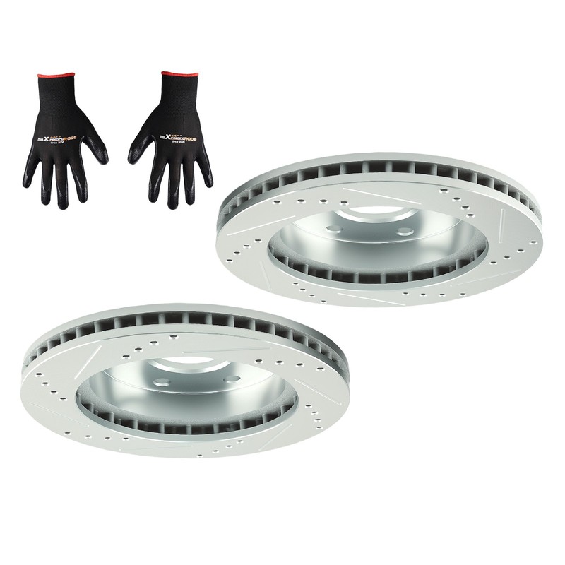 Front Brake Rotors Kit for Cadillac Escalade ESV 2003-2006/EXT 2002-2006 S-55054 gallery