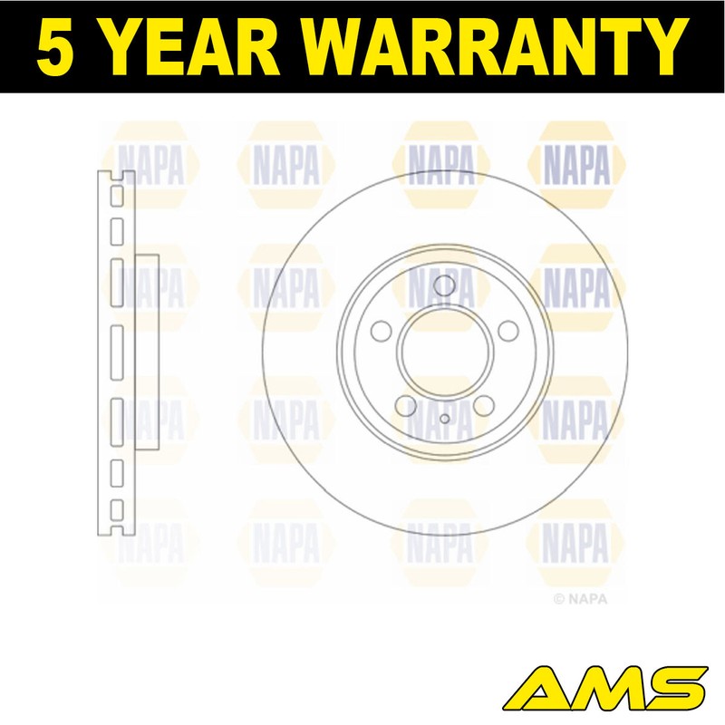 Fits VW Polo Seat Ibiza Arona 1.0 1.5 1.6 TDi Brake Disc Front AMS 2Q0615301H