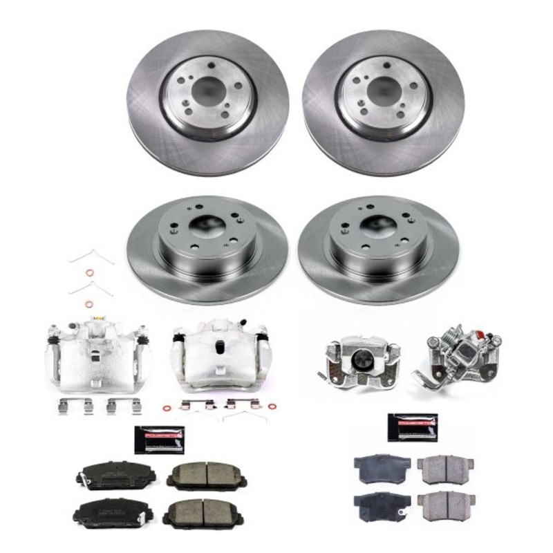 Powerstop 311.8mm Front 281.6mm Rear Discs & Calipers & Pads Kit for Acura ILX