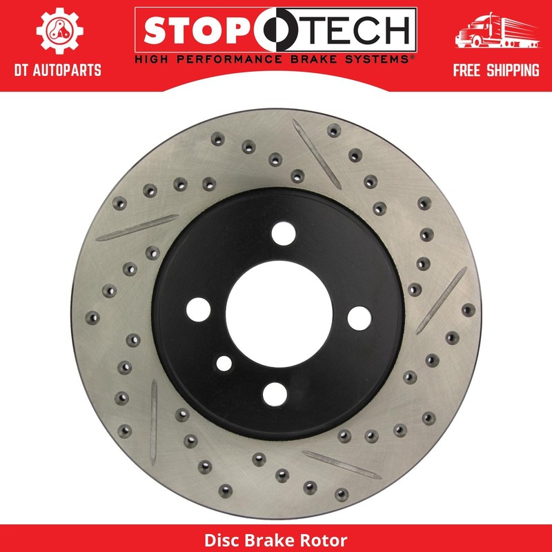 For 1987-1991 BMW 325is | Centric Front Left Disc Brake Rotor | Vented