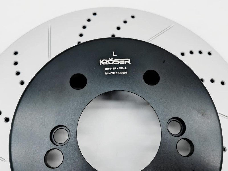 New Left Rear Brake Discs Rotor Drilled & Slotted Fixed For BMW M3/M5-2002-2006 gallery