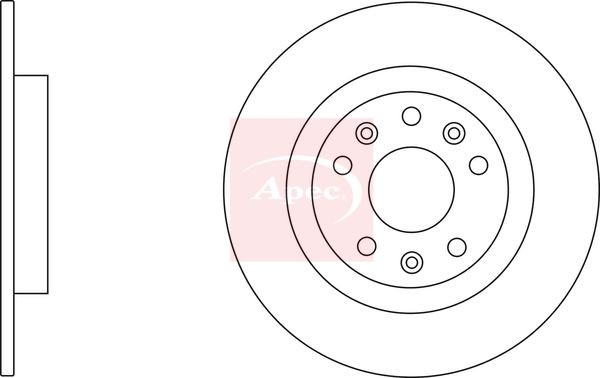 2x APEC Rear Brake Discs For PEUGEOT 408 II Hybrid 180 2022- DSK3131 gallery