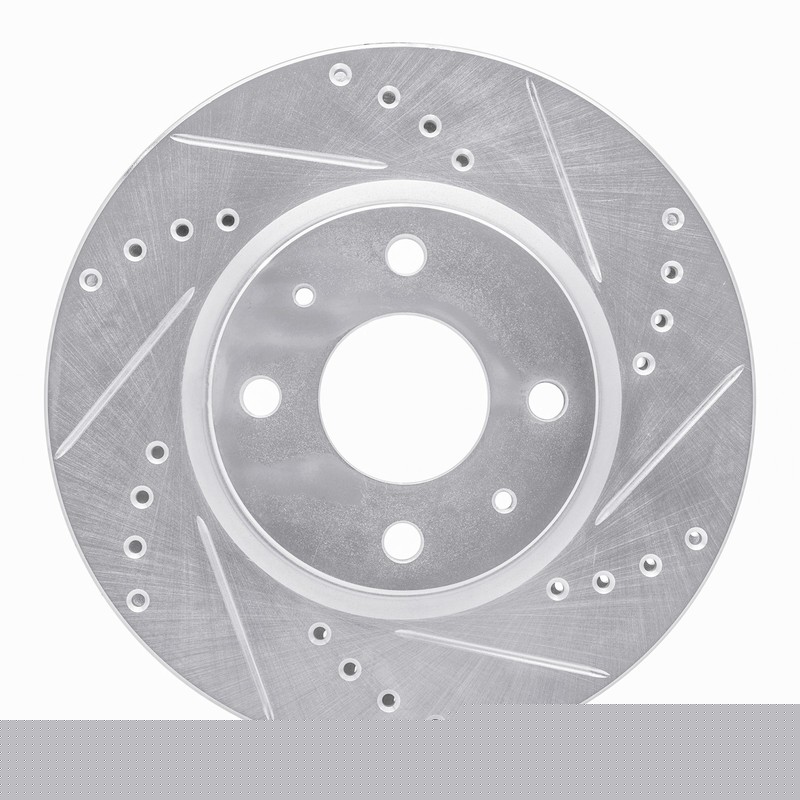 For Dodge Colt 79-84 Brake Rotor eLINE Drilled & Slotted 1-Piece Front Passenger