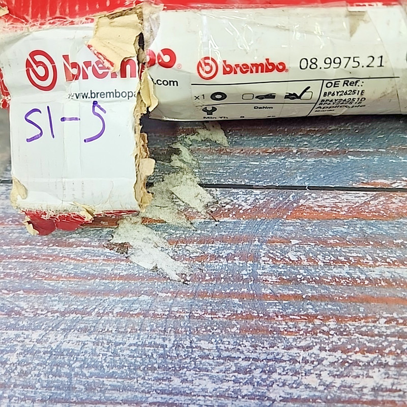 Brembo 08.9975.21 For 04-13 Mazda 3 and 3 Sport UV Coated Solid Rear Brake Rotor gallery