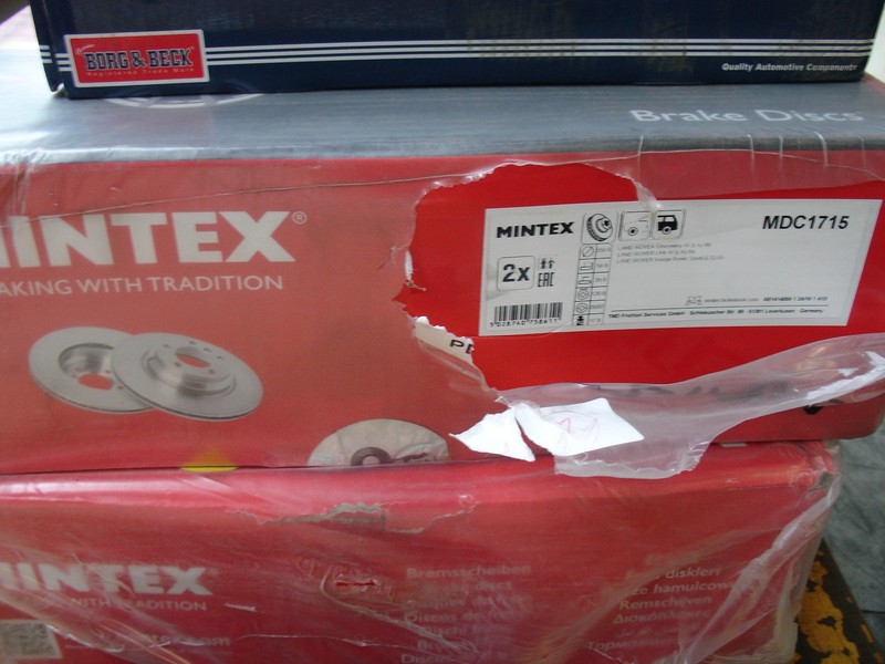 MDC1715 Mintex Rear Brake Disc PAIR For Land Rover Range Rover I Discovery IV