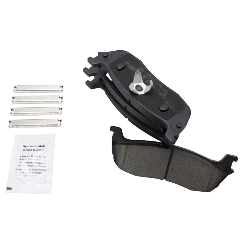 Rear Premium Posi Ceramic Disc Brake Pad & Rotor Kit for Ford Lincoln gallery