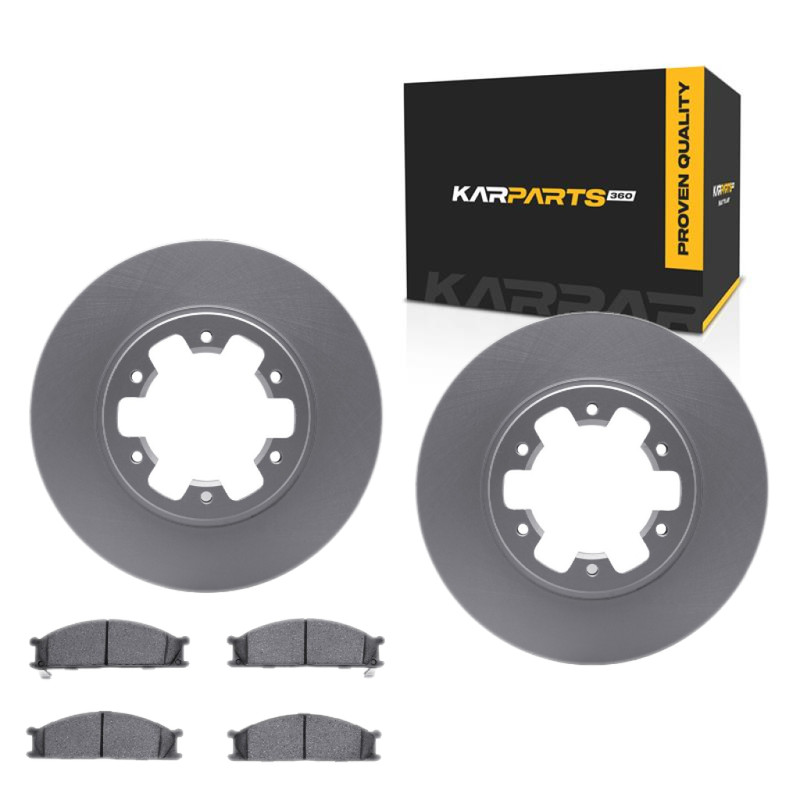 For Nissan D21 1990-1994 Rotors And Brake Pads Front | Cast Iron | Ceramic Pads