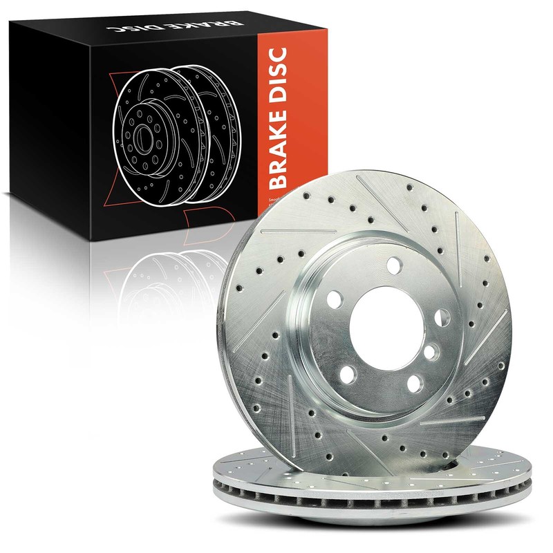 Front Drilled Brake Rotors for Mini Cooper Countryman 11-16 Cooper Paceman 13-16 gallery