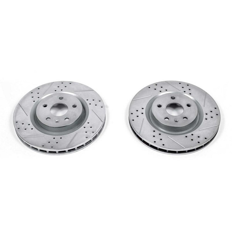 PowerStop Disc Brake Rotor Set - Fits Buick Regal 2012-2013, Chevrolet Camaro 20 gallery