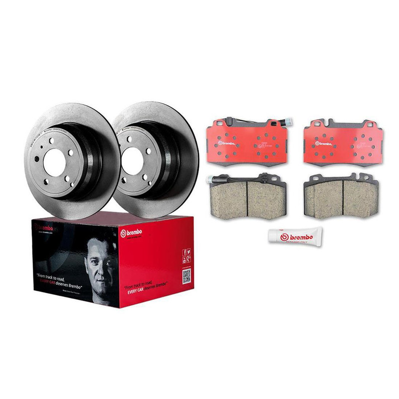 Brembo Front Brake Kit Ceramic Pads Vented Disc Rotors for Mercedes W163 ML550 gallery