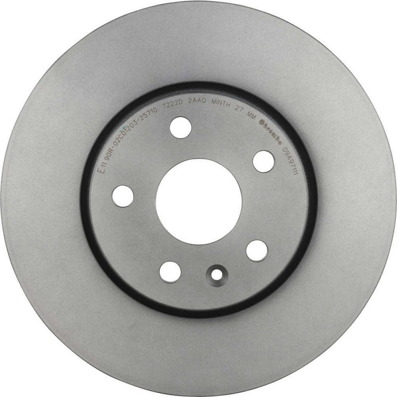 Disc Brake Rotor-Premium UV Coated OE Equivalent Rotor Brembo 09.A971.11