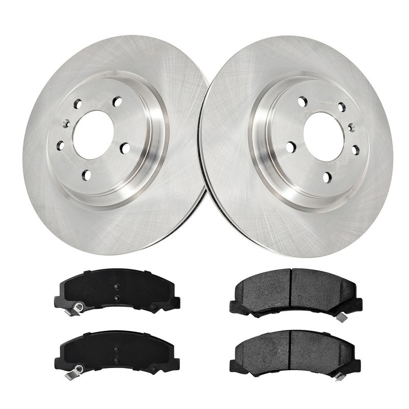 Front Brake Rotors & Ceramic Pads for 06 -11 Cadillac DTS Buick LuCerne V8 323mm gallery