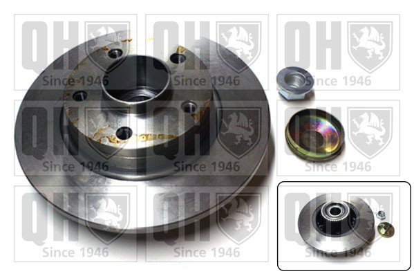 2x Brake Discs Solid fits RENAULT TRAFIC Mk2 2.0D 2x Brake Discs Solid Rear QH gallery