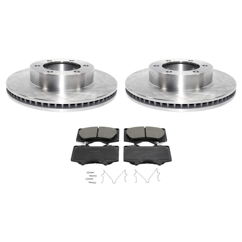 DuraGo Front Rotor Bosch QuietCast Ceramic Disc Brake Pad Kit For 4Runner Tacoma