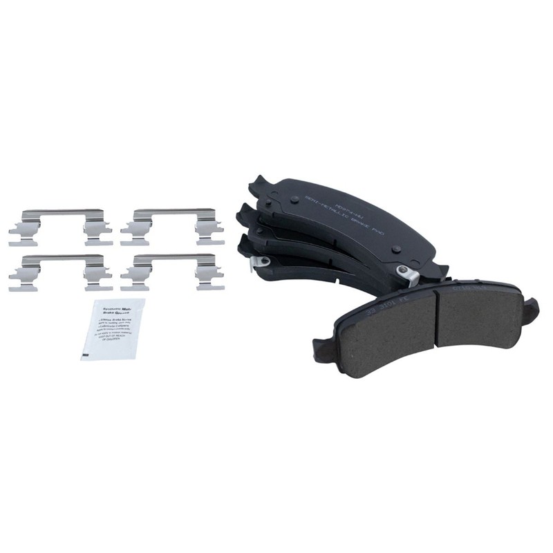 TRQ Performance Rear Brake Pad & Rotor Kit Performance Fits Chevrolet GMC gallery