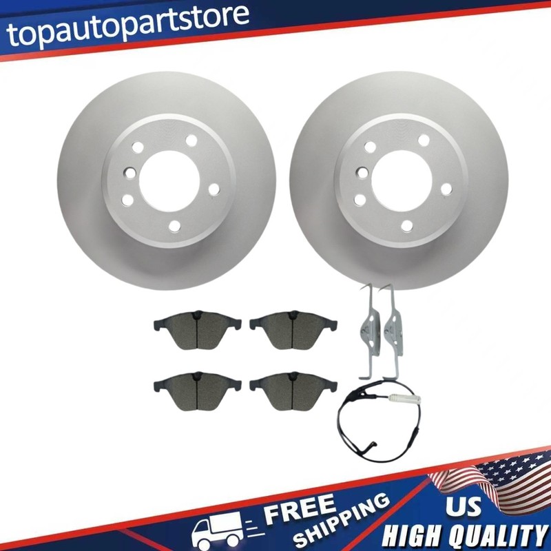 Front Disc Brake Rotors Ceramic Brake Pads For BMW 525XI 2006 2007