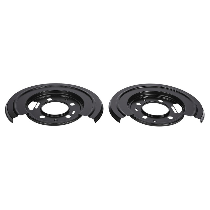 Set of 2 Brake Dust Shields Rear Driver & Passenger Side for F450 Truck Pair