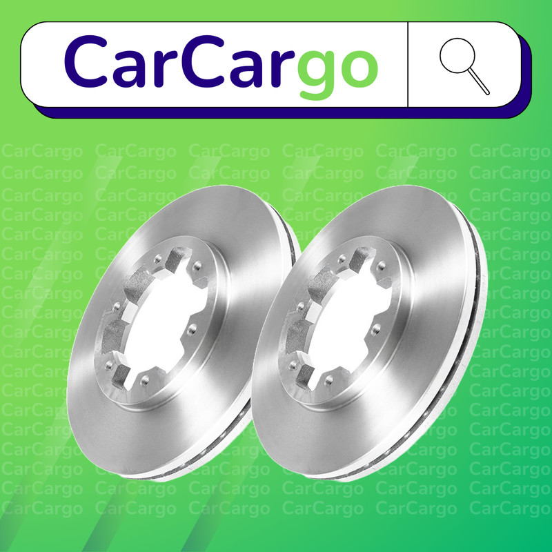 Vented Front Brake Discs Nissan Terrano 2.7 TDi 4WD 1996-2007 277 mm