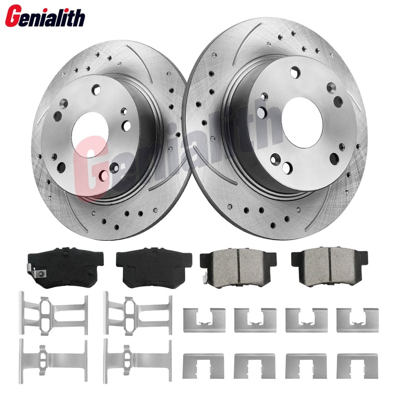 Rear Brake Rotors Brake Pads for 2003 2004 2005 2006 2007 Honda Accord Acura TSX