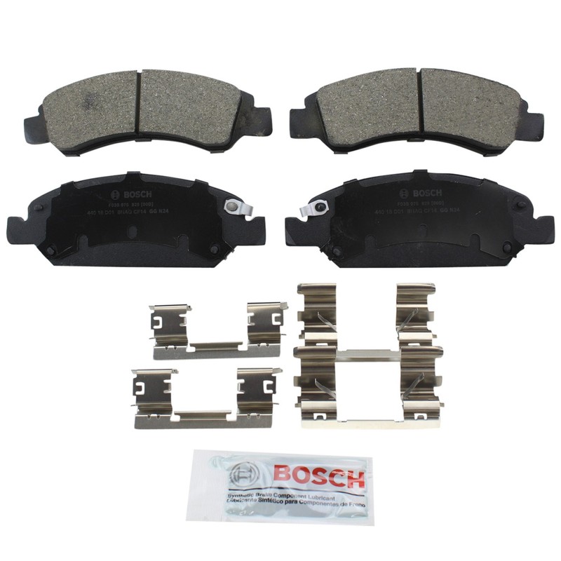 DuraGo Front Rear Rotors Bosch QuietCast Ceramic Brake Pads Kit for Savana 1500 gallery