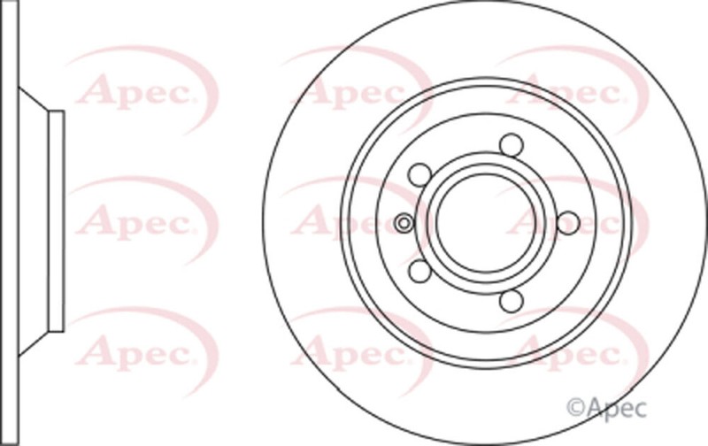 Fits Audi Allroad 2006-2011 2.7 TDi 3.0 IntuPart Rear 1x Brake Disc 4F0615601G gallery