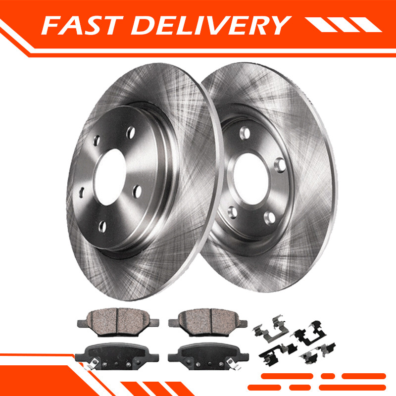 Rear Disc Brake Rotors Ceramic Pads for Chevy Impala Pontiac Grand Prix Allure