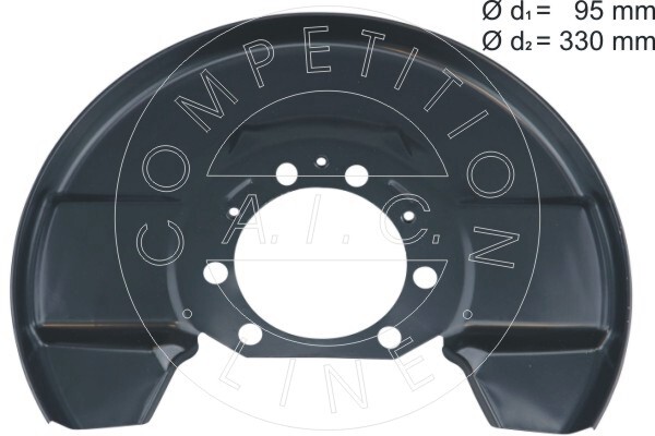 AIC 57612 Splash Panel, brake disc for OPEL,SAAB
