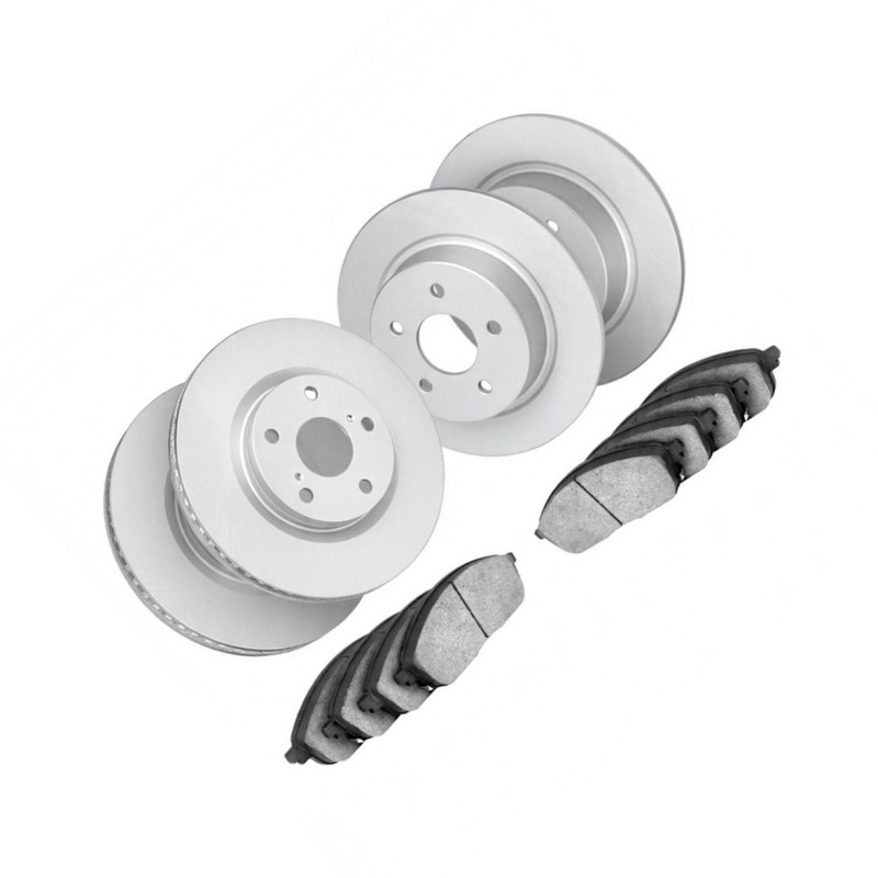 For Eagle Talon 1990-1998 Brake Set Front | Cast Iron | Vented | Ceramic Pads gallery