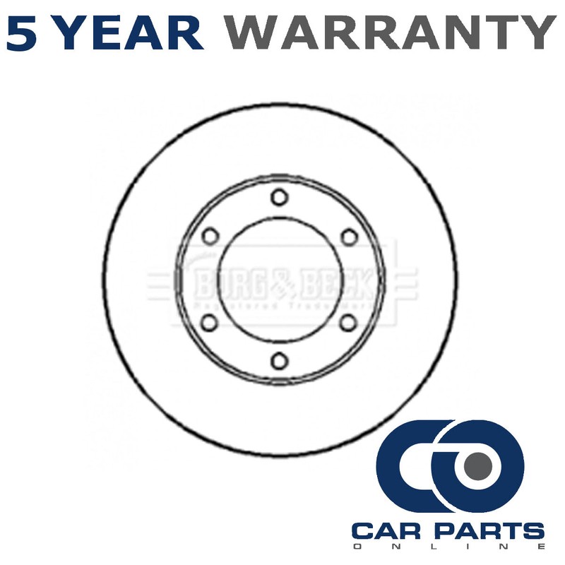 1x Brake Disc Front CPO Fits TX FX Fairway 2.4 D TDi 2.5 TD 2.7 602550