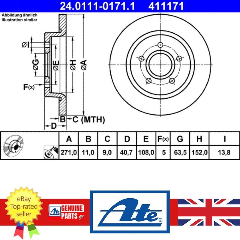 Brand New Brake Disc For Ford FOCUS 10-20 1704765