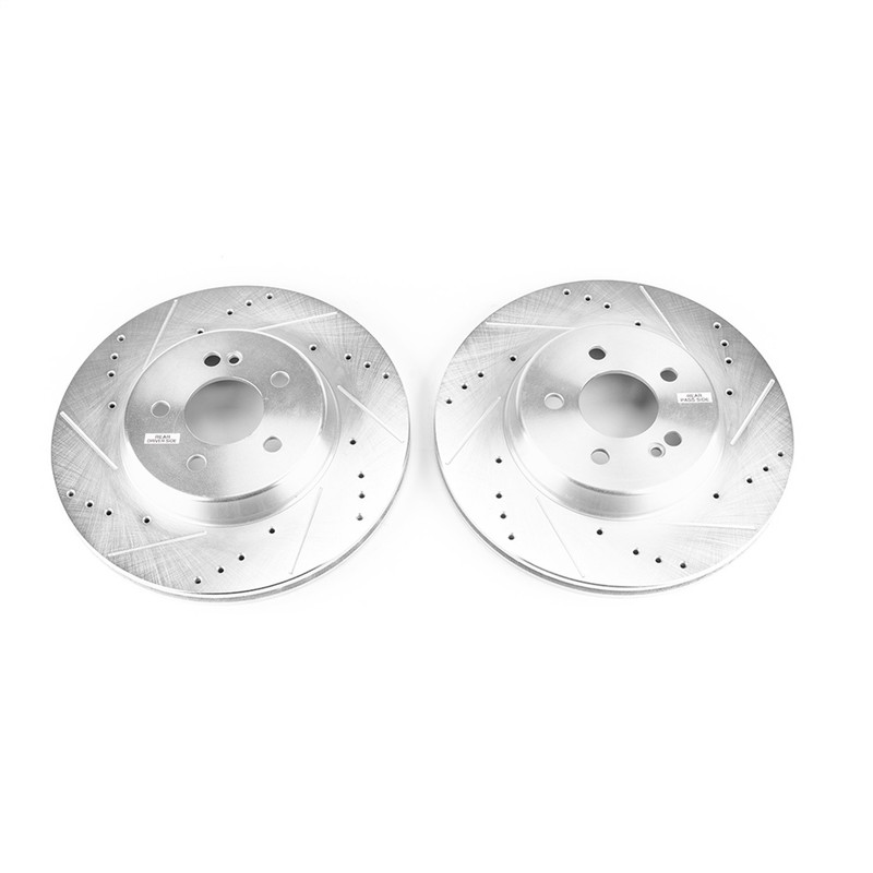 Power Stop EBR1650XPR Evolution Performance Drilled and Slotted Brake Rotor Set