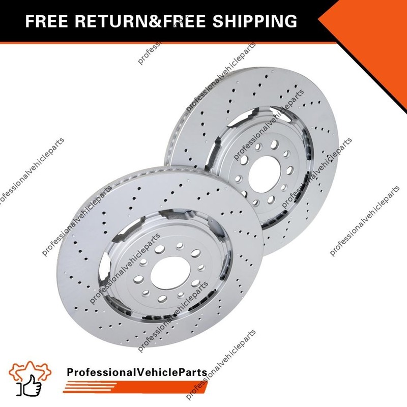 Front Brake Rotors LH & RH Fits Alfa Romeo Giulia Stelvio Quadrifoglio 17-21